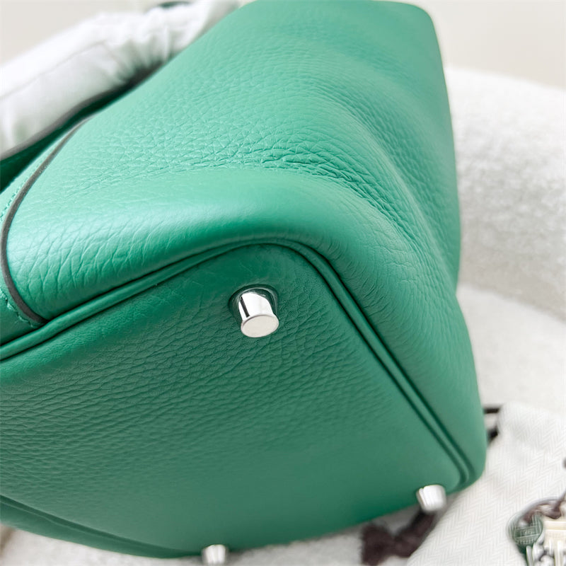 Hermes Picotin 18 in Vert Vertigo Clemence Leather and PHW