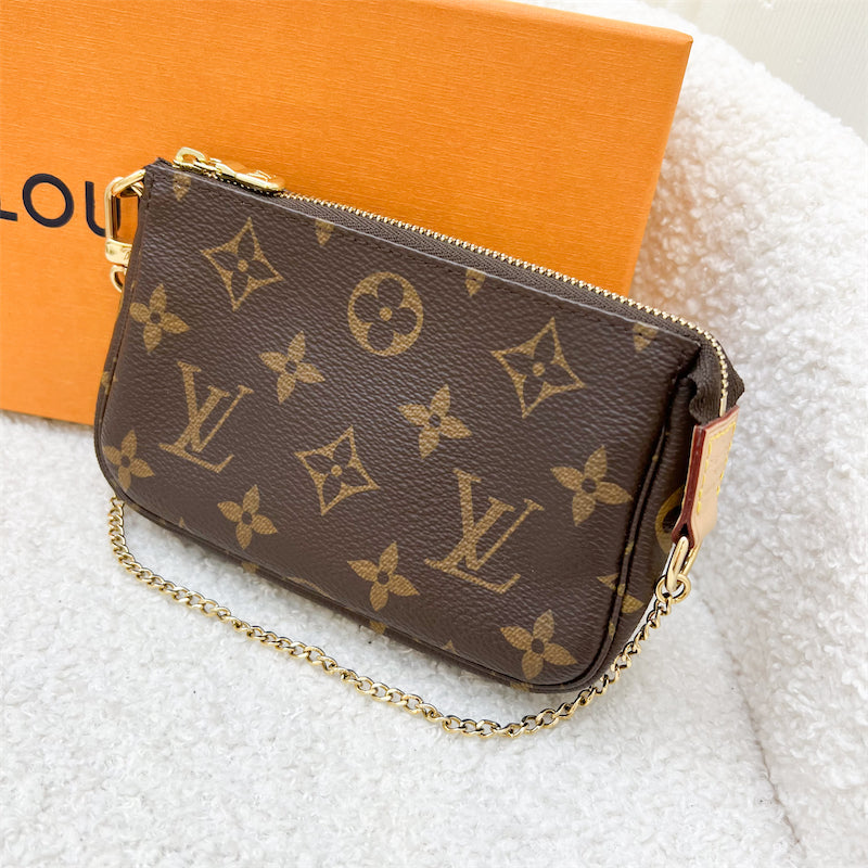 LV Mini Pochette Accessoires in Monogram Canvas and GHW