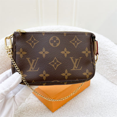 LV Mini Pochette Accessoires in Monogram Canvas and GHW