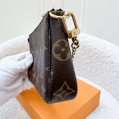 LV Mini Pochette Accessoires in Monogram Canvas and GHW