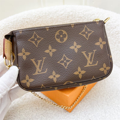 LV Mini Pochette Accessoires in Monogram Canvas and GHW