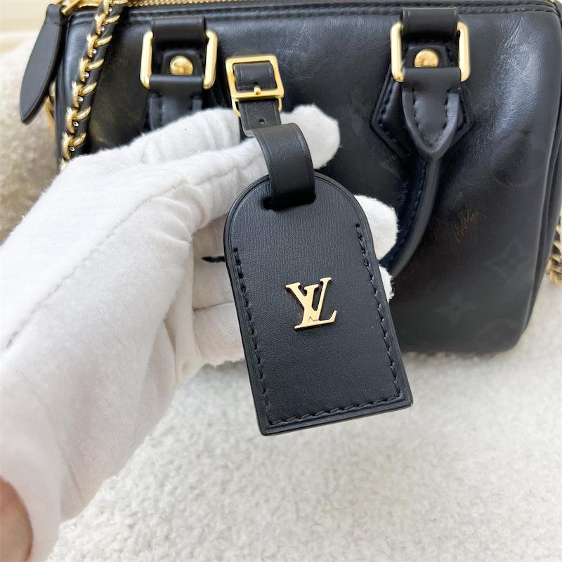 LV Speedy BB Ink in Noir (Black) Monogram GHW