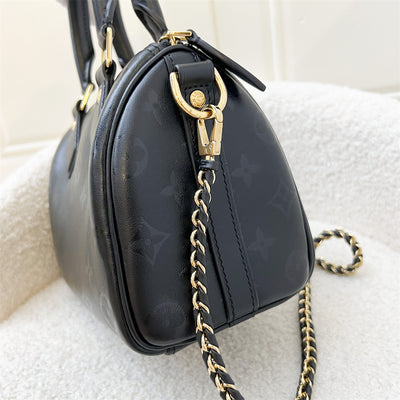 LV Speedy BB Ink in Noir (Black) Monogram GHW