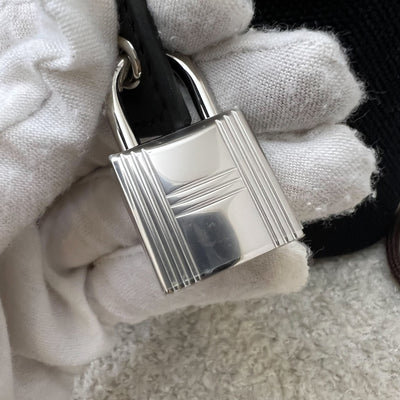 Hermes Picotin 18 Cargo Pockets in Noir Black Toile Goeland Canvas, Black Swift Leather and PHW