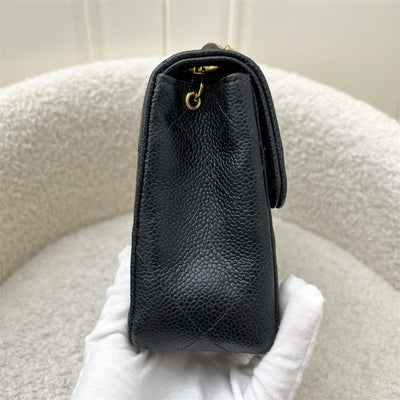 Chanel Vintage Classic Mini Square Flap in Black Caviar and 24K GHW