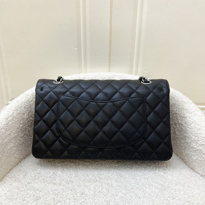 Chanel Medium Classic Flap CF in Black Caviar and SHW