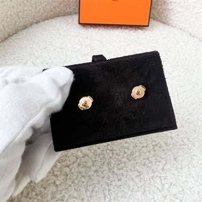 Hermes Very Small Model Chaine D'Ancre Earrings in 18K Rose Gold