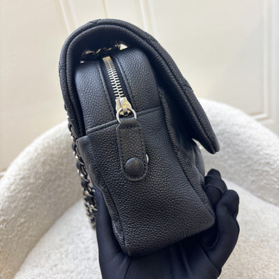 Chanel Easy Caviar Jumbo Flap in Black Caviar and SHW