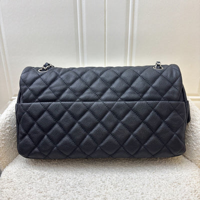 Chanel Easy Caviar Jumbo Flap in Black Caviar and SHW