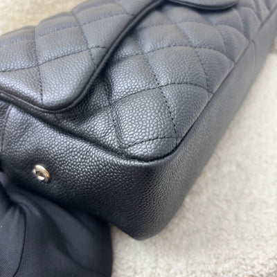 Chanel Easy Caviar Jumbo Flap in Black Caviar and SHW