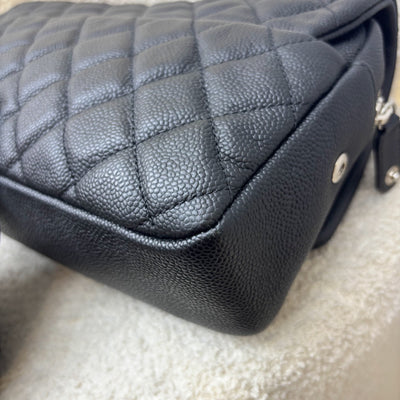 Chanel Easy Caviar Jumbo Flap in Black Caviar and SHW