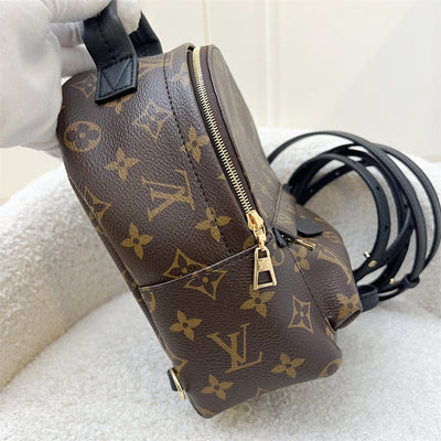 LV Palm Springs Mini Backpack in Monogram Canvas and GHW