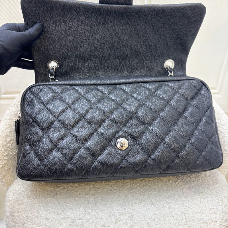 Chanel Easy Caviar Jumbo Flap in Black Caviar and SHW