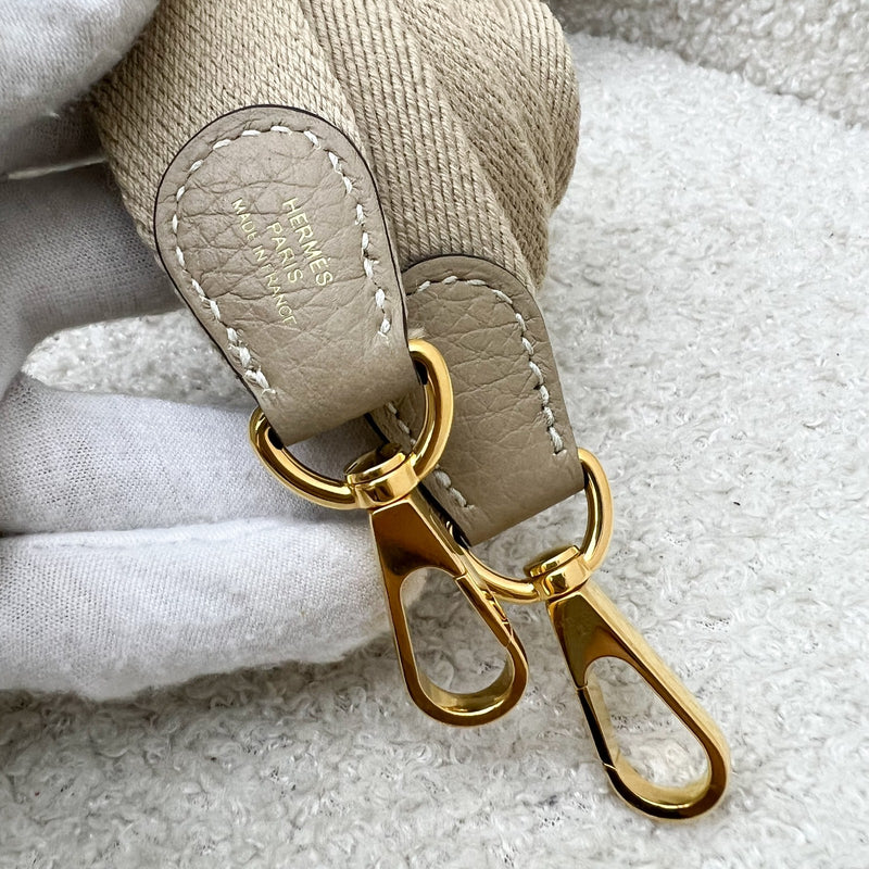 Hermes Mini Evelyne TPM in Trench Clemence Leather and GHW