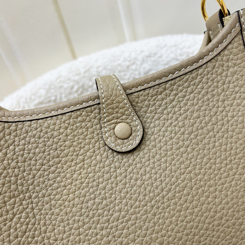 Hermes Mini Evelyne TPM in Trench Clemence Leather and GHW