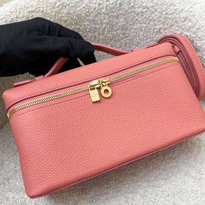 Loro Piana L19 Extra Pocket in Flamingo Pink Calf Leather and GHW