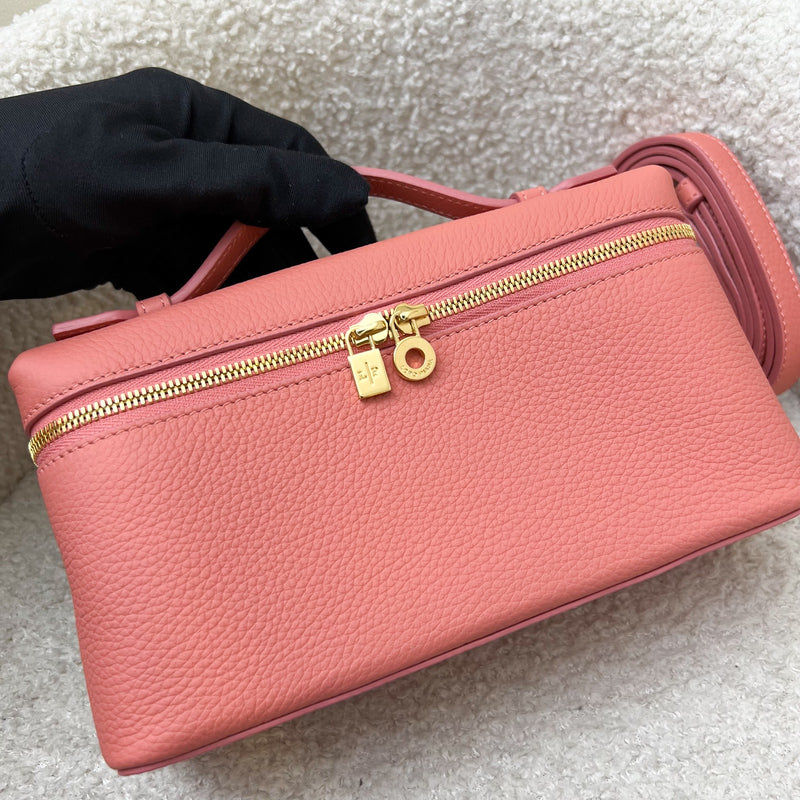 Loro Piana L19 Extra Pocket in Flamingo Pink Calf Leather and GHW