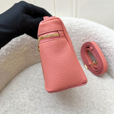 Loro Piana L19 Extra Pocket in Flamingo Pink Calf Leather and GHW