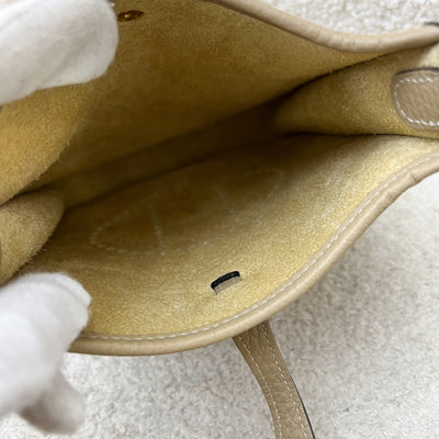 Hermes Mini Evelyne TPM in Trench Clemence Leather and GHW
