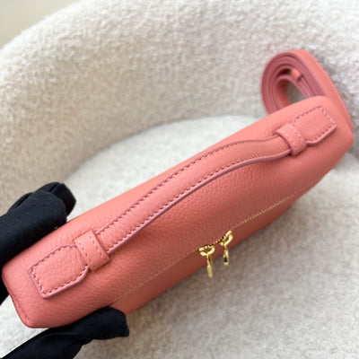 Loro Piana L19 Extra Pocket in Flamingo Pink Calf Leather and GHW