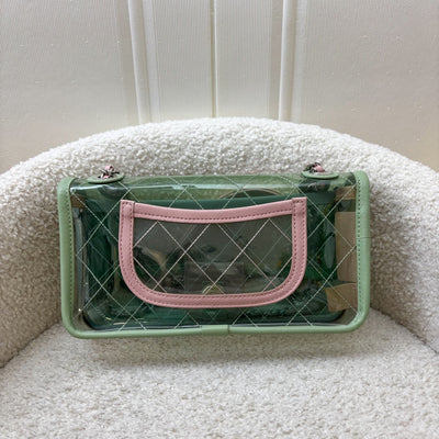 Chanel Coco Splash Mini Flap Bag in Blue and Green PVC, Pink Lambskin and SHW