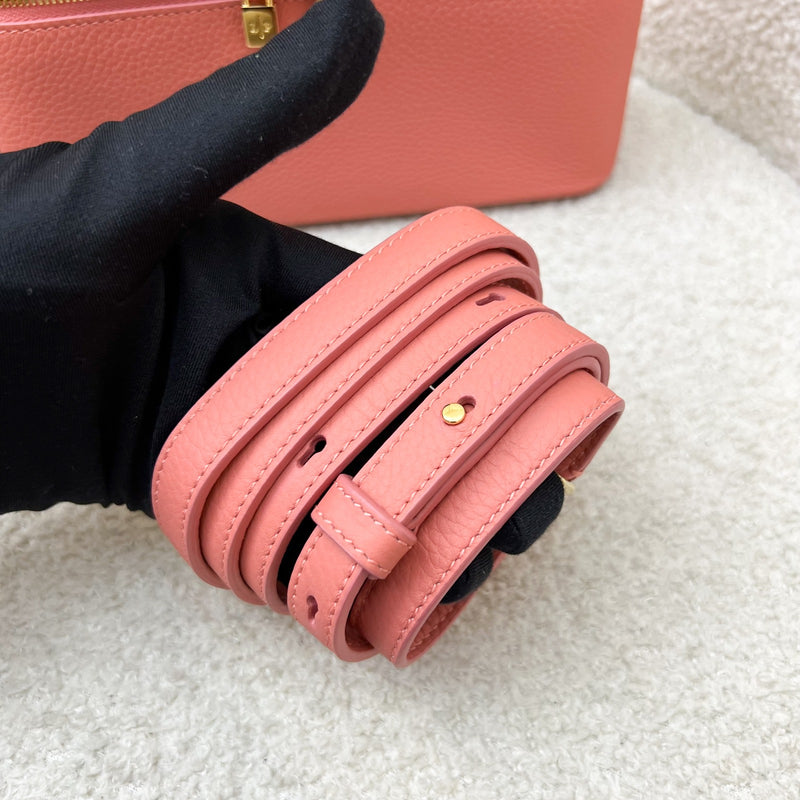 Loro Piana L19 Extra Pocket in Flamingo Pink Calf Leather and GHW