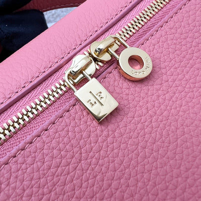 Loro Piana L19 Extra Pocket in Flamingo Pink Calf Leather and GHW