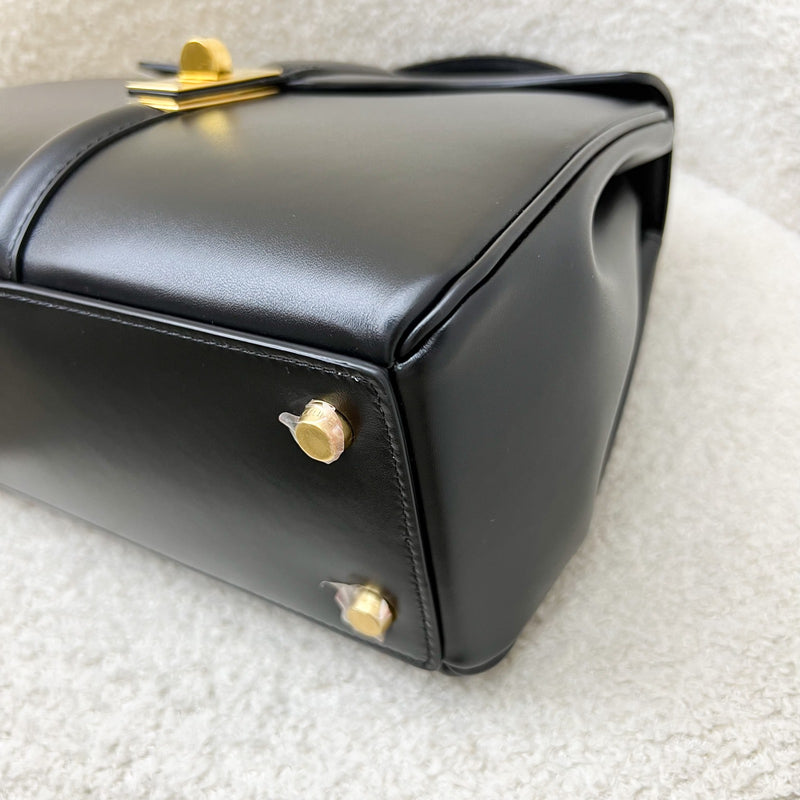 Celine Small 16 bag in Black Satinated Calfskin with GHW