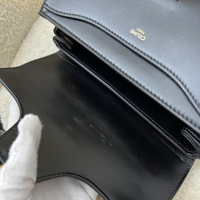 Celine Small 16 bag in Black Satinated Calfskin with GHW