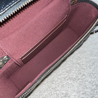 [Brand New Aug 2025] Chanel 25B Vanity / Clutch with Chain (LP Style Bag) in Black Caviar and LGHW