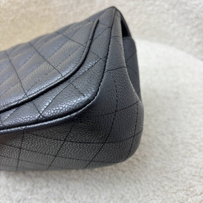 Chanel Classic Square Mini Flap in Black Caviar and Matte GHW