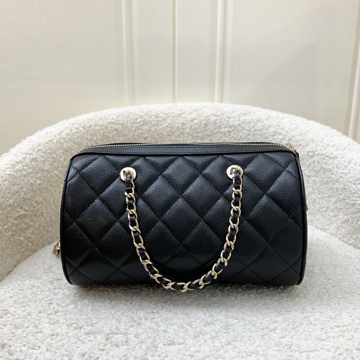 Chanel（シャネル）AP4425 25シーズンブラックキャビア シャネル マトラッセ25 キャビアスキン ダブルフラップ ダブル