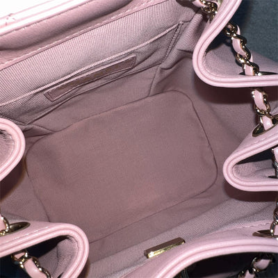 Chanel Duma Mini Backpack in 24P Light Pink Calfskin and LGHW