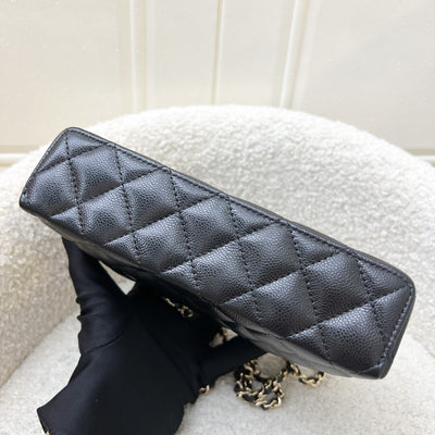 [Local Set - Feb 2025] Chanel 25C Vanity / Clutch with Chain (LP Style Bag) in Black Caviar and LGHW (Model: AP4385)