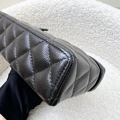 [Local Set - Feb 2025] Chanel 25C Vanity / Clutch with Chain (LP Style Bag) in Black Caviar and LGHW (Model: AP4385)