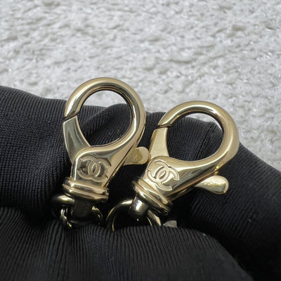 [Local Set - Feb 2025] Chanel 25C Vanity / Clutch with Chain (LP Style Bag) in Black Caviar and LGHW (Model: AP4385)