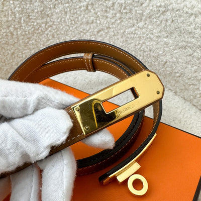 Hermes Kelly 18 Belt in Gold Epsom Leather and GHW