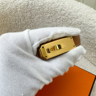 Hermes Kelly 18 Belt in Gold Epsom Leather and GHW