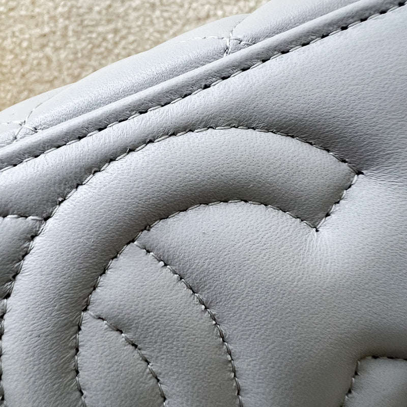 Chanel Pearl Crush Small Vanity in Grey Lambskin and AGHW (Model: AP2303)