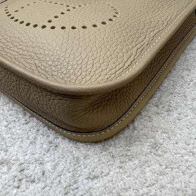 Hermes Mini Evelyne TPM in Trench Clemence Leather and GHW