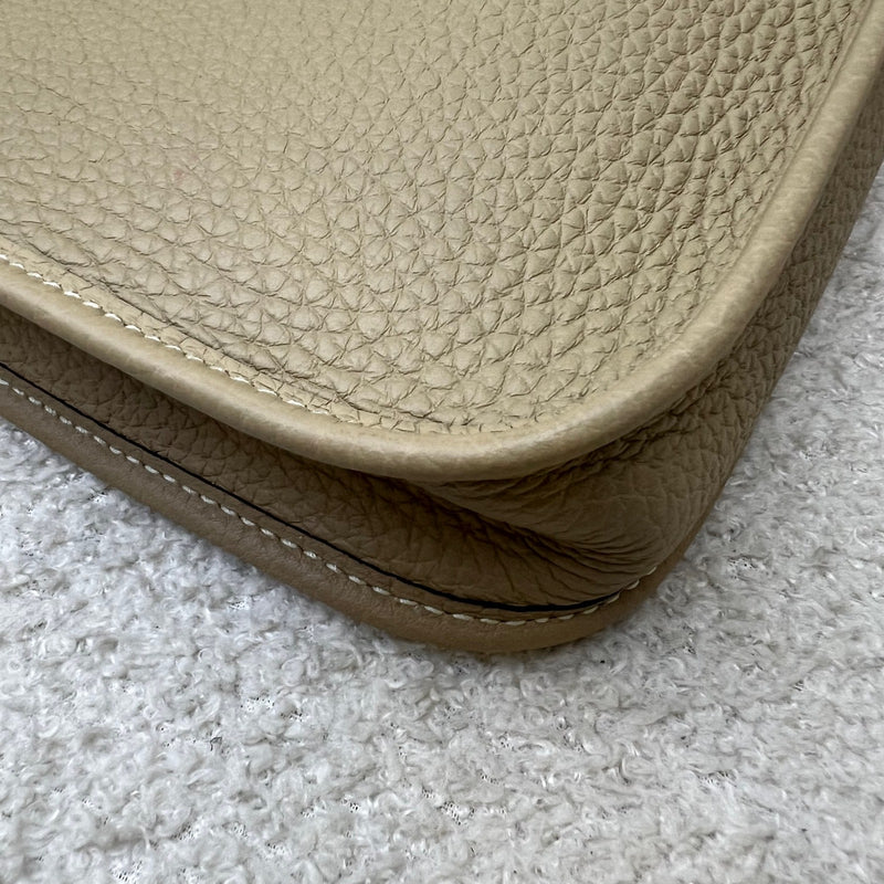 Hermes Mini Evelyne TPM in Trench Clemence Leather and GHW
