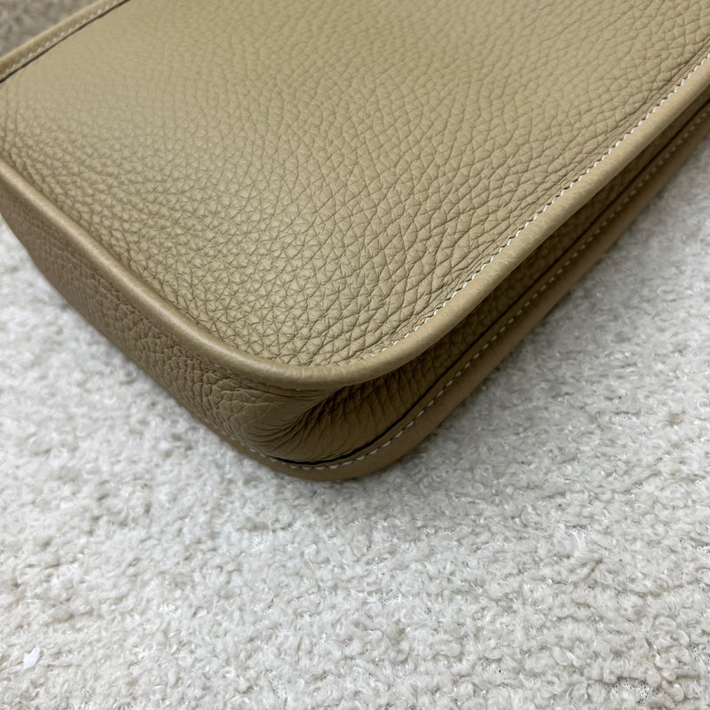 Hermes Mini Evelyne TPM in Trench Clemence Leather and GHW