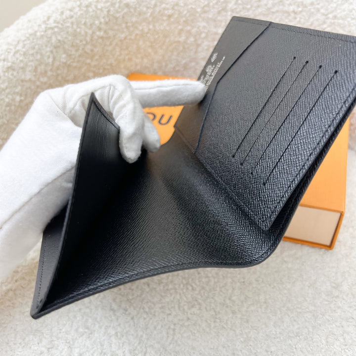 LV x TM Passport Cover in Murakami Multicolore Noir Black Monogram