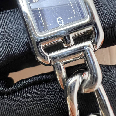 Hermes Nantucket Watch in Stainless Steel (Extra links included)