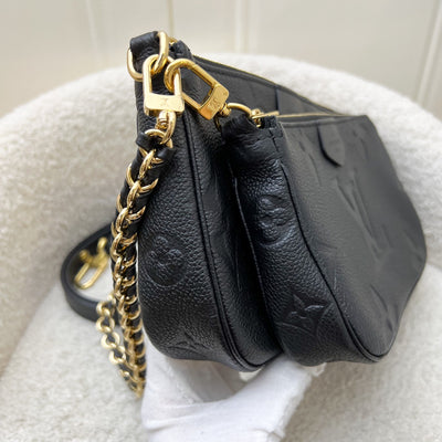 LV Multi Pochette Accessoires MPA in Black Empreinte Leather and GHW
