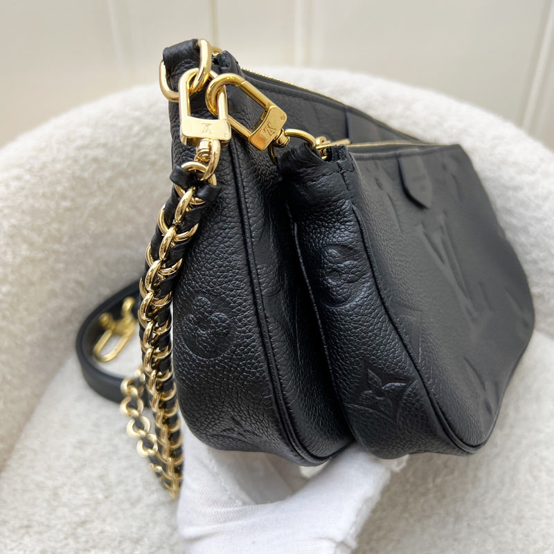 LV Multi Pochette Accessoires MPA in Black Empreinte Leather and GHW