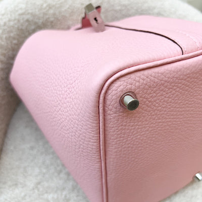 [Brand New] Hermes Picotin 18 in Rose Sakura Clemence Leather and PHW