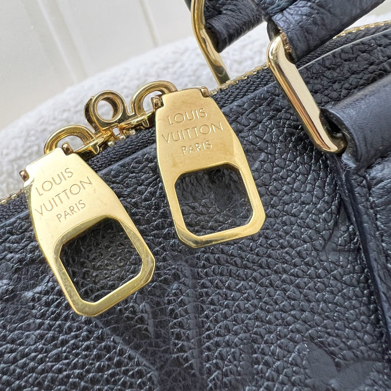 LV Alma BB in Monogram Black Empreinte Leather and GHW