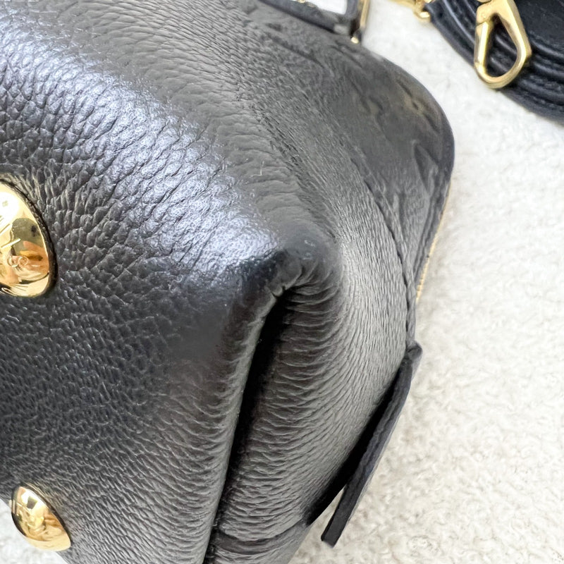 LV Alma BB in Monogram Black Empreinte Leather and GHW