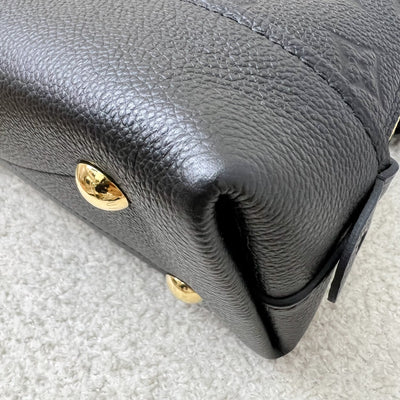 LV Alma BB in Monogram Black Empreinte Leather and GHW